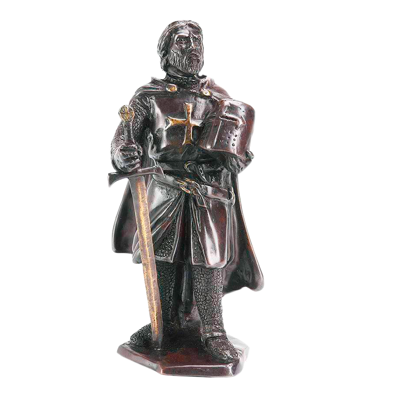 Statuette Le Chevalier Templier (Bronze)