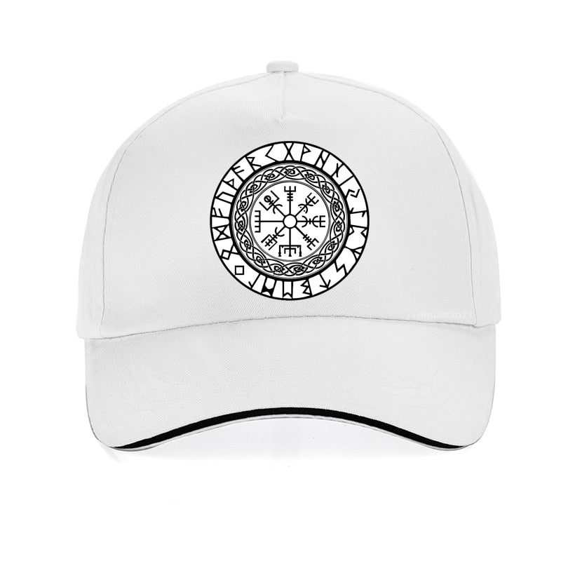 Esoteric Vegvisir Futhark Runes Viking Baseball Caps