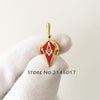 Masonic Red Trowel Lapel Pin