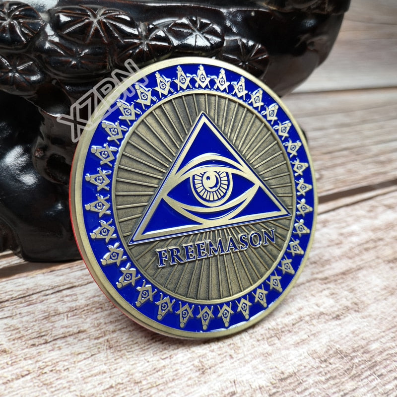 Masonic All-Seing Eye Car Emblem Metal Sticker