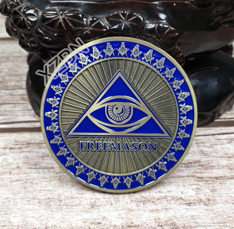 Masonic All-Seing Eye Car Emblem Metal Sticker