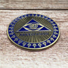 Masonic All-Seing Eye Car Emblem Metal Sticker