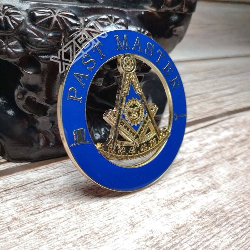 Masonic Past Master Car Emblem Metal Sticker