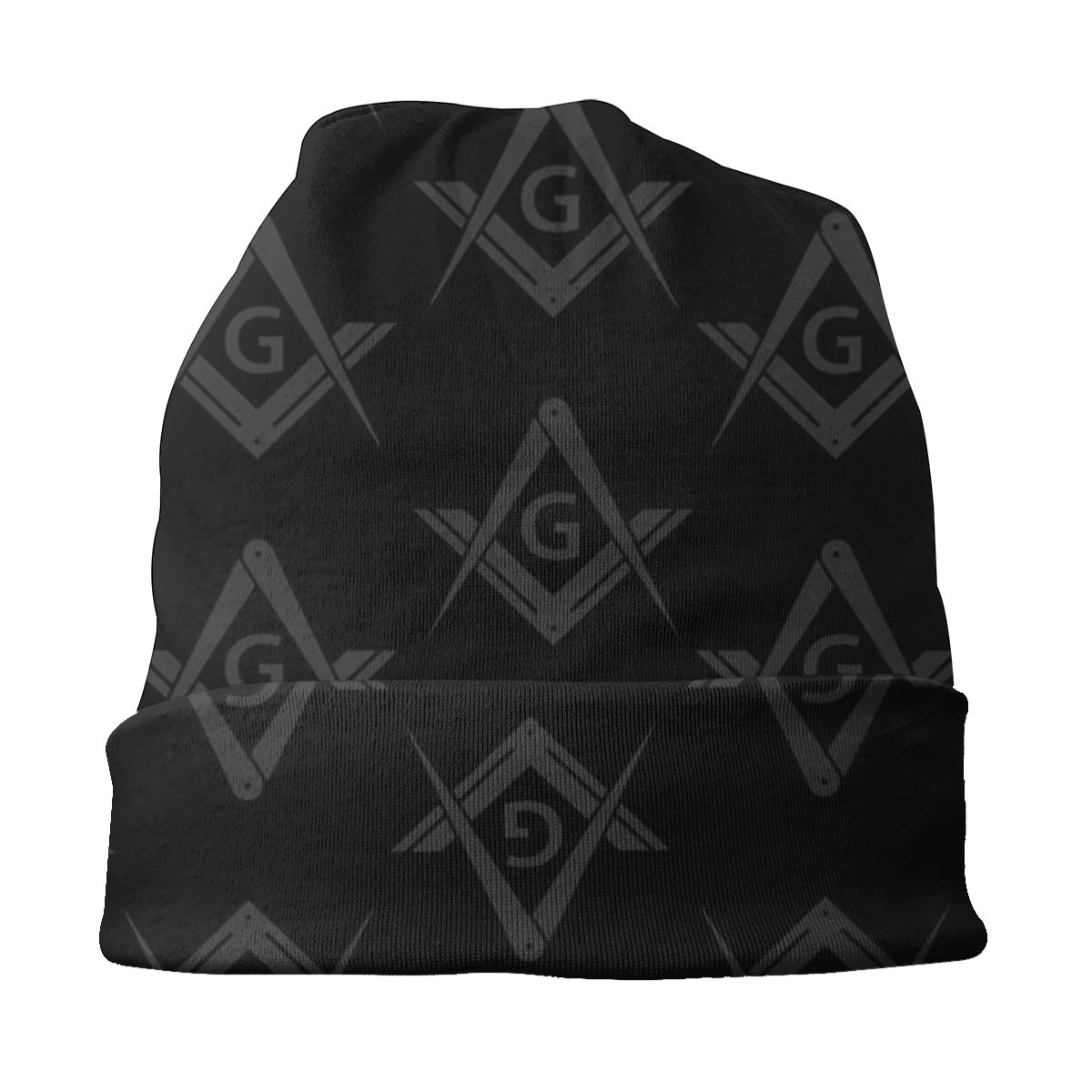 Freemason Pattern Masonic Beanie