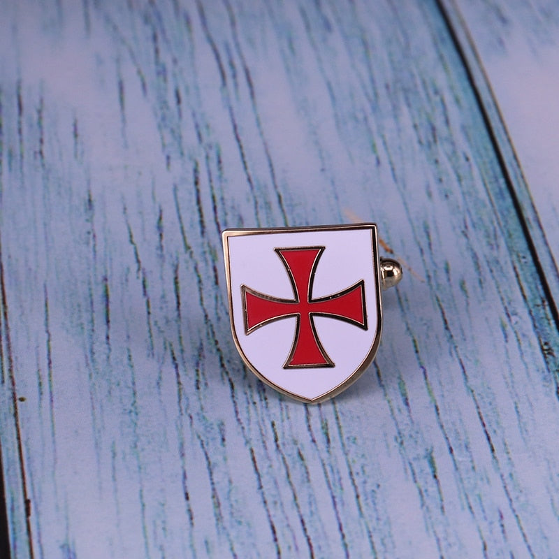 Masonic Knights Templar Shield Cufflinks