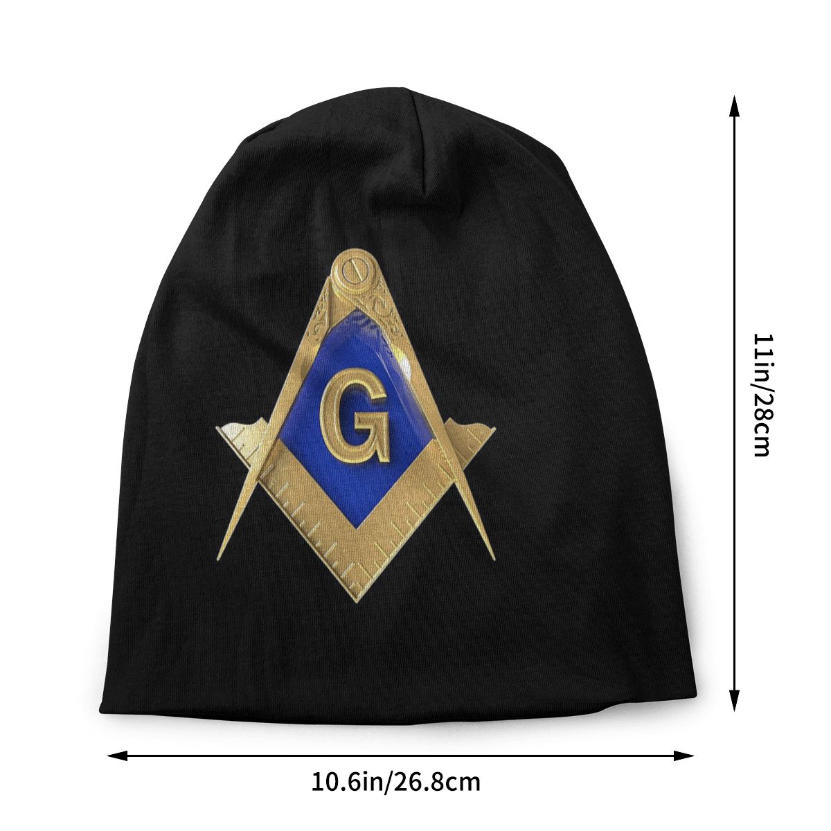 Freemason Square Compass Beanie