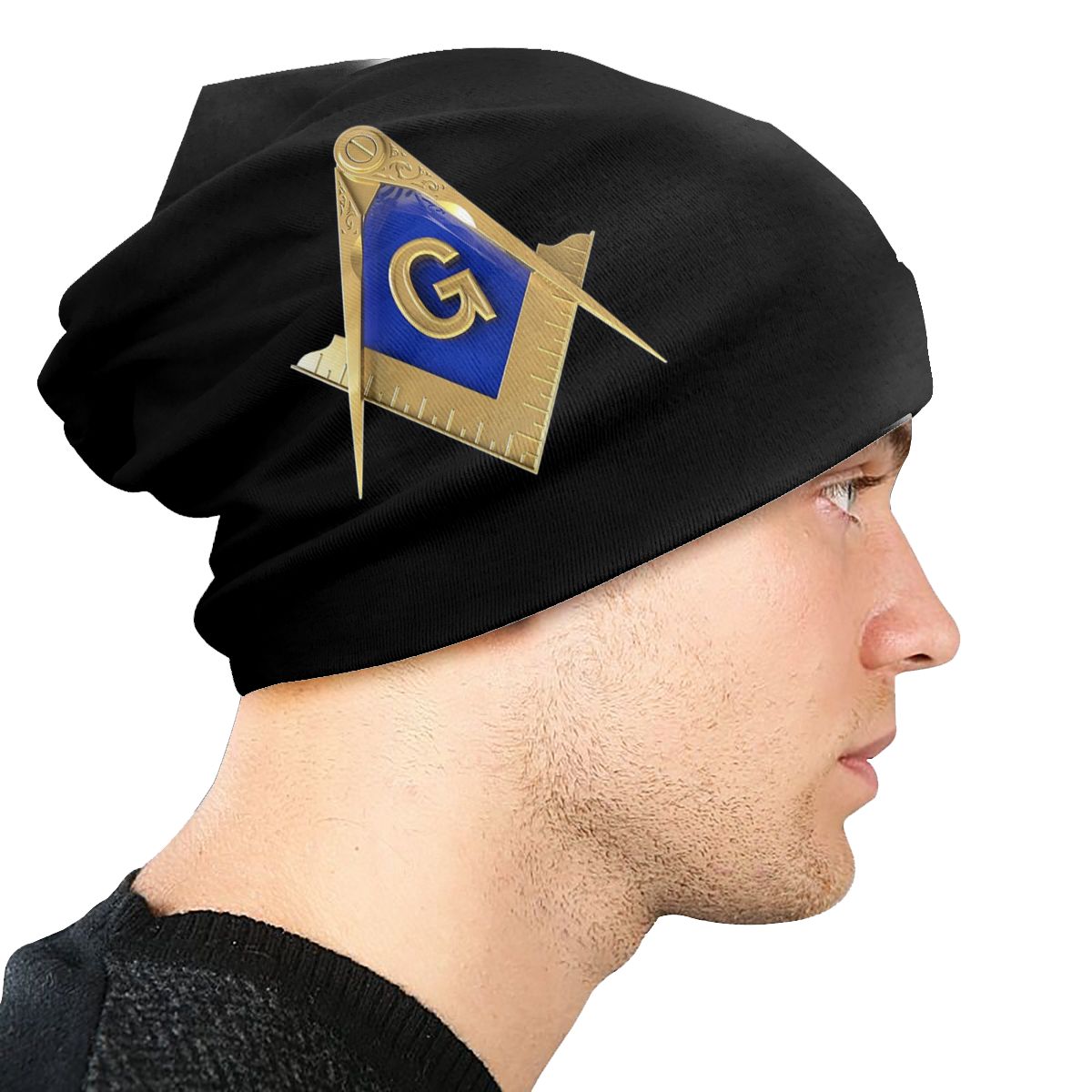 Freemason Square Compass Beanie