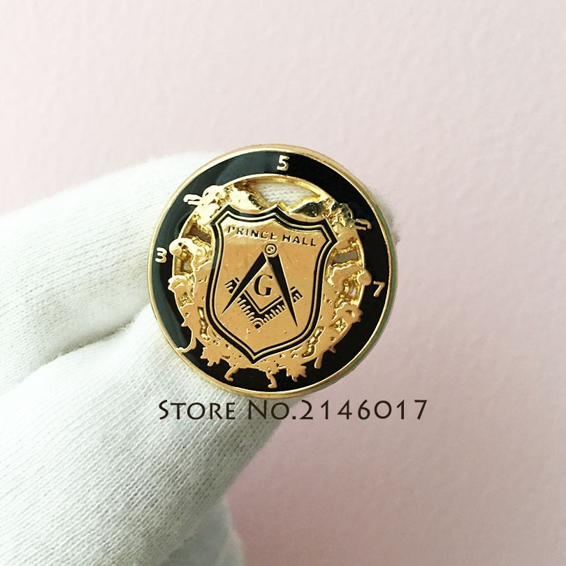 Masonic Prince Hall PHA Badge Lapel Pin