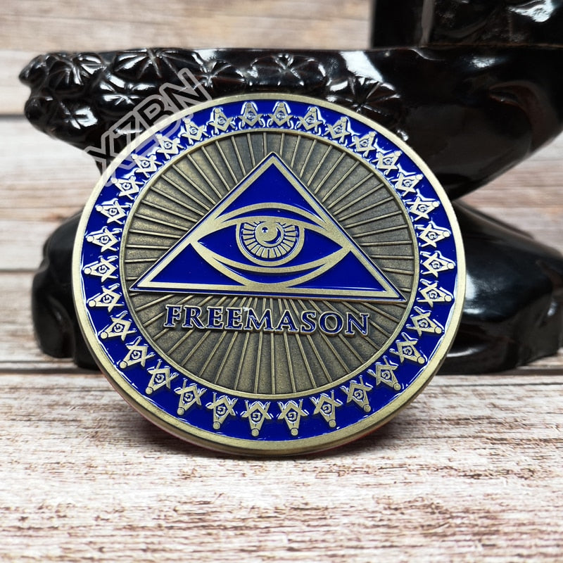 Masonic All-Seing Eye Car Emblem Metal Sticker