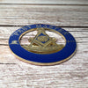 Masonic Past Master Car Emblem Metal Sticker