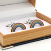 Masonic Royal Ark Mariner Rainbow Cufflinks