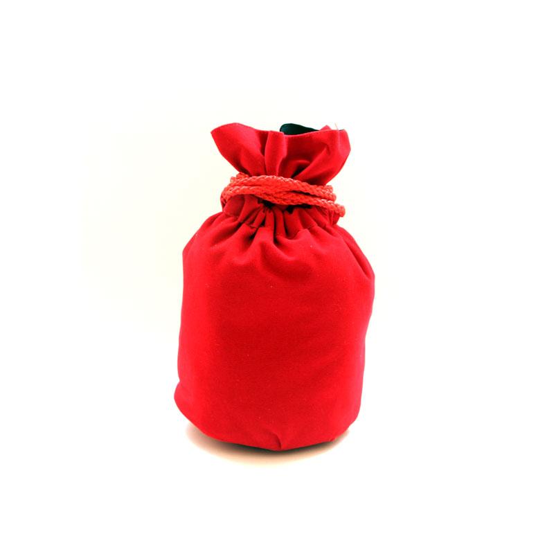 Sac aux Propositions rouge. Brodé de la Fonction. Satin