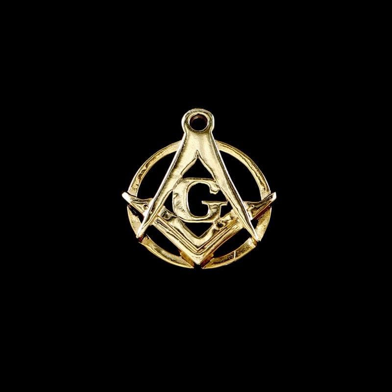 Pendentif Equerre & Compas (Or)