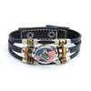 Masonic Symbols Freemason Leather Bracelets