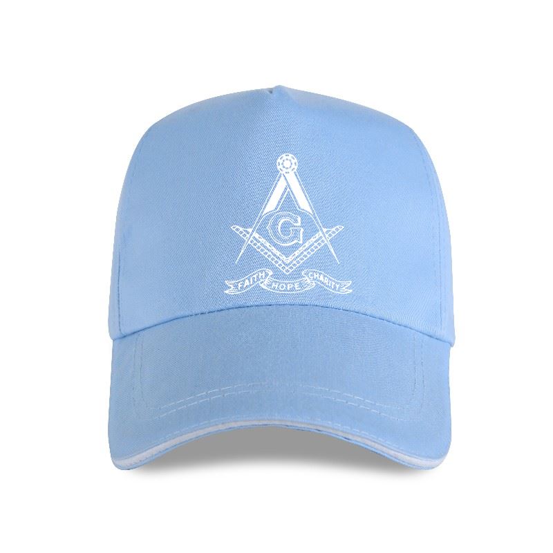 MASTER MASON BLUE LODGE - GOLDEN SQUARE & COMPASS G - BASEBALL CAP