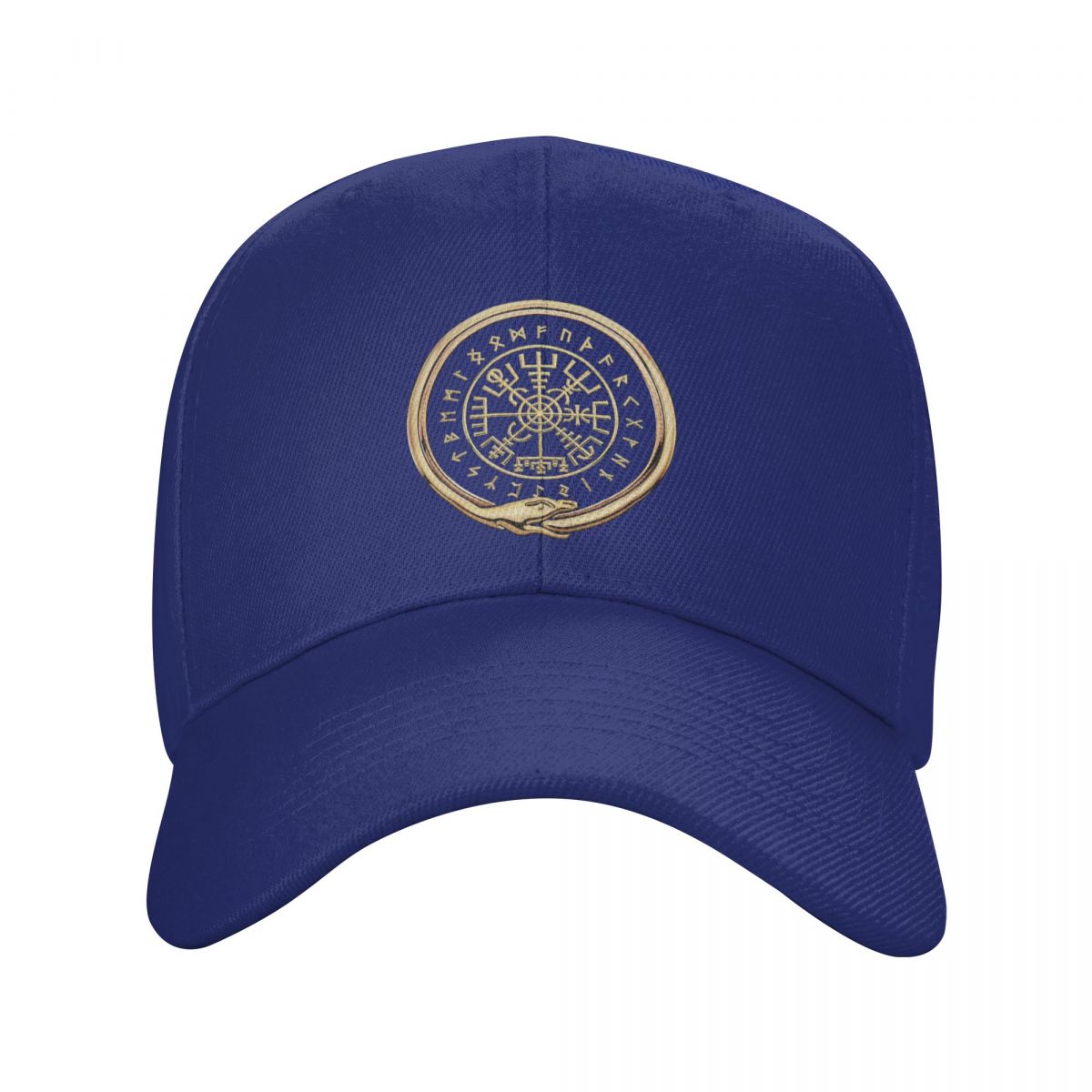 Esoteric Vegvisir Ouroboros Viking Baseball Caps