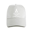 MASTER MASON BLUE LODGE - GOLDEN SQUARE & COMPASS G - BASEBALL CAP