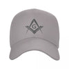 MASTER MASON BLUE LODGE BASEBALL CAP - SQUARE & COMPASS BASEBALL CAP [MULTIPLE COLORS]