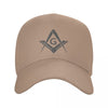 MASTER MASON BLUE LODGE BASEBALL CAP - SQUARE & COMPASS BASEBALL CAP [MULTIPLE COLORS]