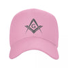 MASTER MASON BLUE LODGE BASEBALL CAP - SQUARE & COMPASS BASEBALL CAP [MULTIPLE COLORS]