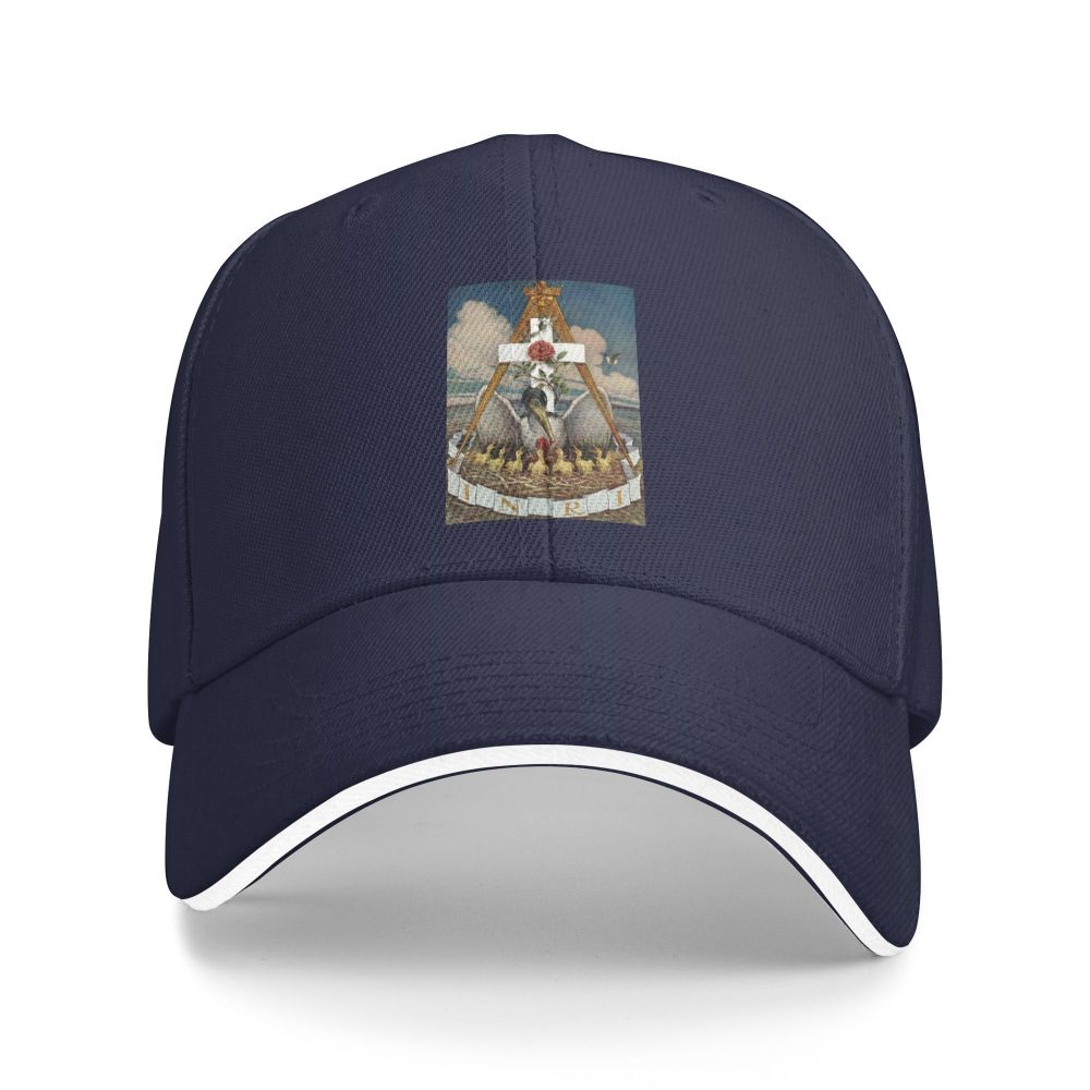 Masonic Scottish 18th Degree AASR INRI Pelican Baseball Caps