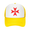 Masonic Knights Templar Red Maltese Cross Bicolor Baseball Caps