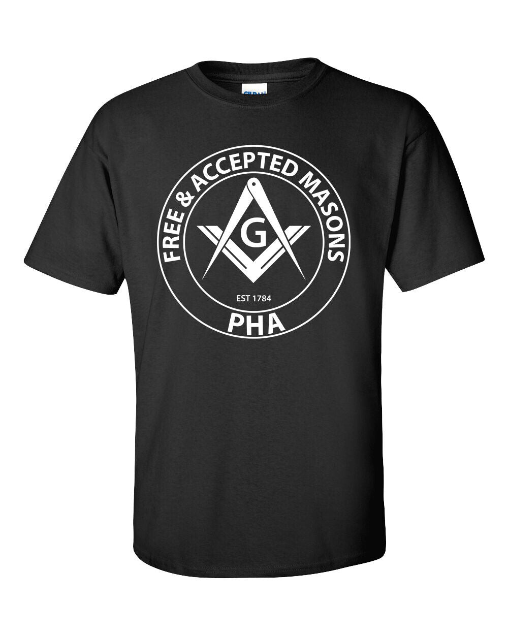 Masonic Free & Accepted Mason PHA Prince Hall Square Compass T-shirts