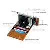 Laser Engraving Masonic Logo  Credit Card Leather Holder