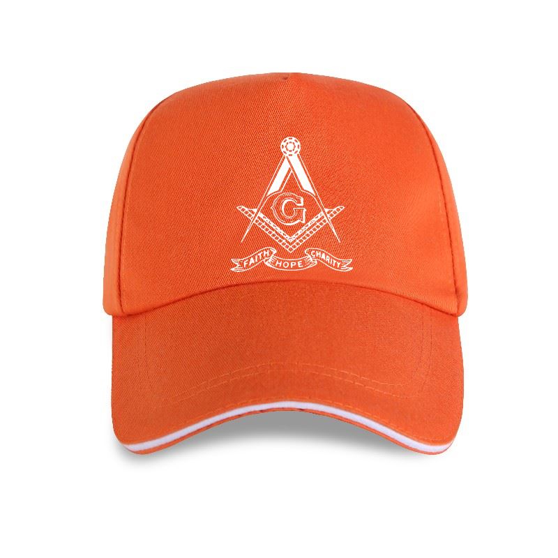 MASTER MASON BLUE LODGE - GOLDEN SQUARE & COMPASS G - BASEBALL CAP