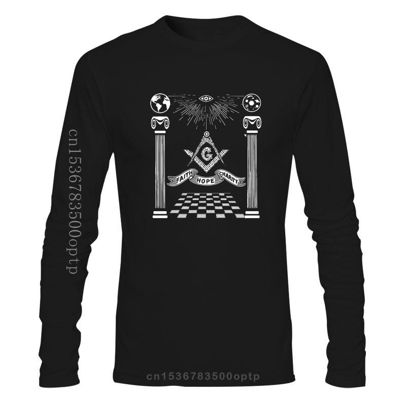 Masonic "Faith Hope Charity" Long Sleeves T-shirt