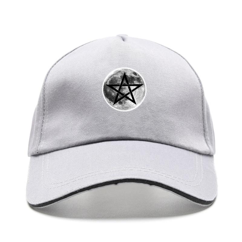 Esoteric Full Moon Pentagram Symbol Baseball Caps