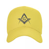 MASTER MASON BLUE LODGE BASEBALL CAP - SQUARE & COMPASS BASEBALL CAP [MULTIPLE COLORS]