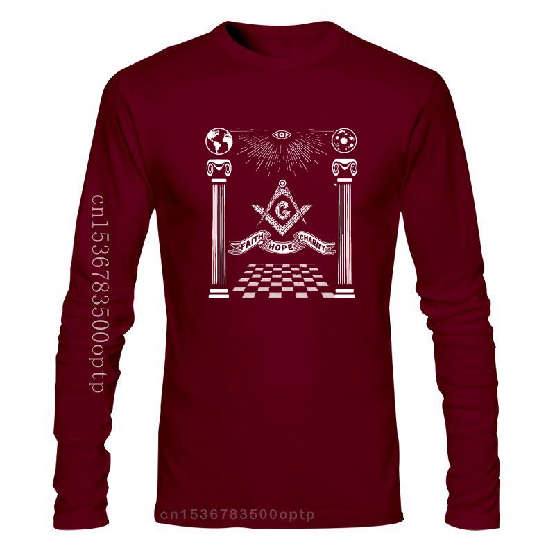 Masonic "Faith Hope Charity" Long Sleeves T-shirt