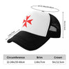 Masonic Knights Templar Red Maltese Cross Bicolor Baseball Caps