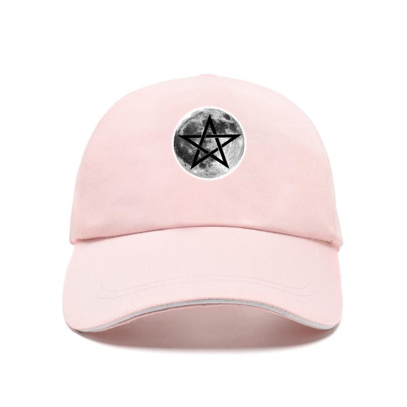 Esoteric Full Moon Pentagram Symbol Baseball Caps