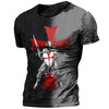 Vintage Knights Templar Breathable Polyester T-shirts