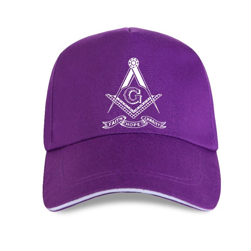 MASTER MASON BLUE LODGE - GOLDEN SQUARE & COMPASS G - BASEBALL CAP