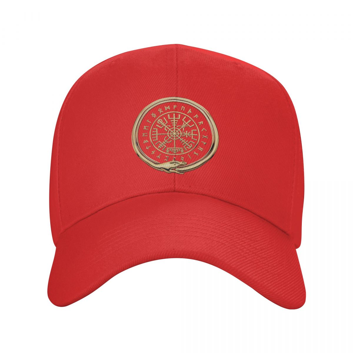 Esoteric Vegvisir Ouroboros Viking Baseball Caps