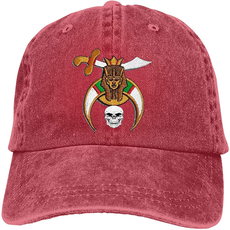 Masonic Shriners Symbol Sports Denim Cap