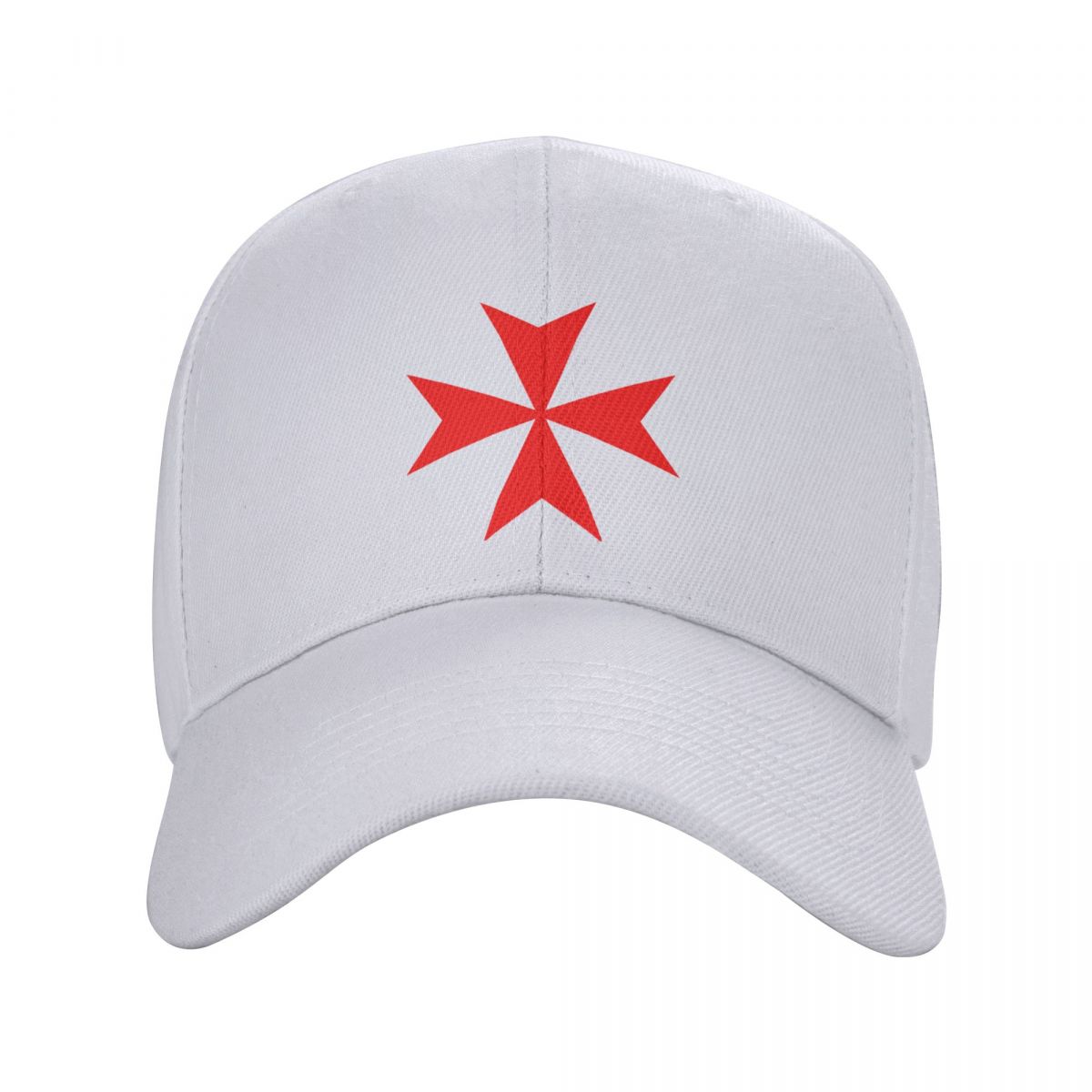 Masonic Knights Templar Red Maltese Cross Baseball Caps