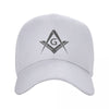 MASTER MASON BLUE LODGE BASEBALL CAP - SQUARE & COMPASS BASEBALL CAP [MULTIPLE COLORS]