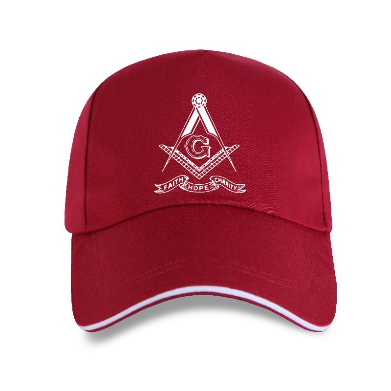 MASTER MASON BLUE LODGE - GOLDEN SQUARE & COMPASS G - BASEBALL CAP