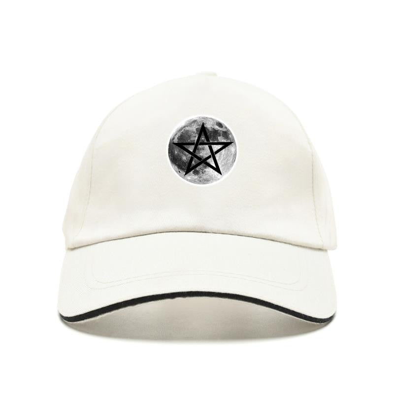 Esoteric Full Moon Pentagram Symbol Baseball Caps