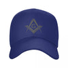 MASTER MASON BLUE LODGE BASEBALL CAP - SQUARE & COMPASS BASEBALL CAP [MULTIPLE COLORS]