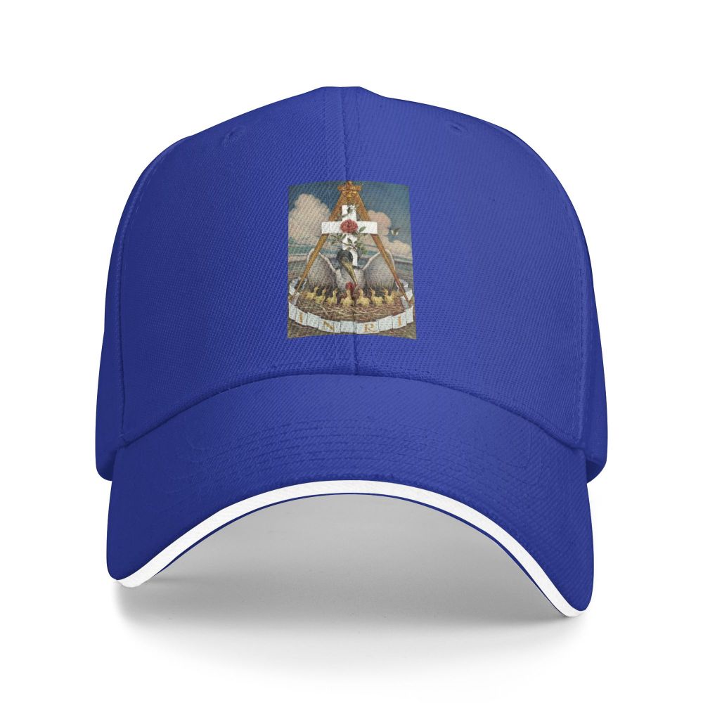 Masonic Scottish 18th Degree AASR INRI Pelican Baseball Caps