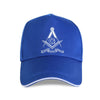 MASTER MASON BLUE LODGE - GOLDEN SQUARE & COMPASS G - BASEBALL CAP