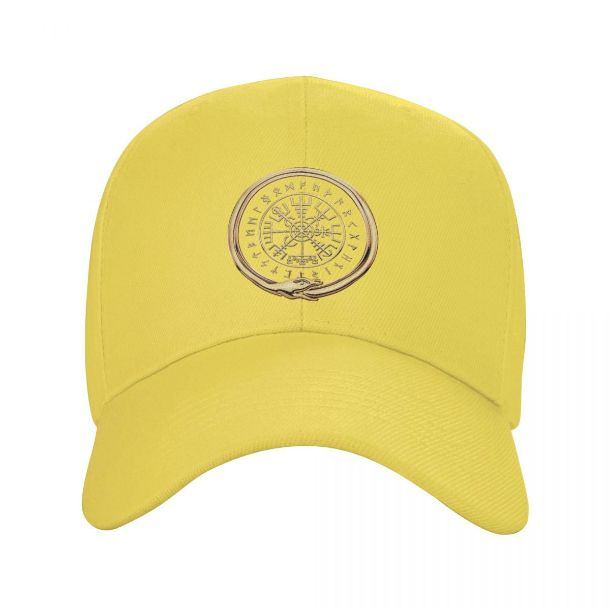 Esoteric Vegvisir Ouroboros Viking Baseball Caps