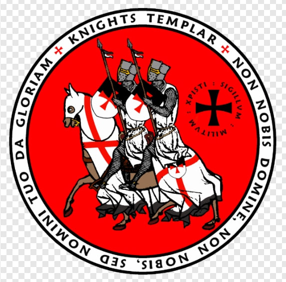 "Seal of Two Knights on One Horse" Knights Templar Masonic  T-Shirts