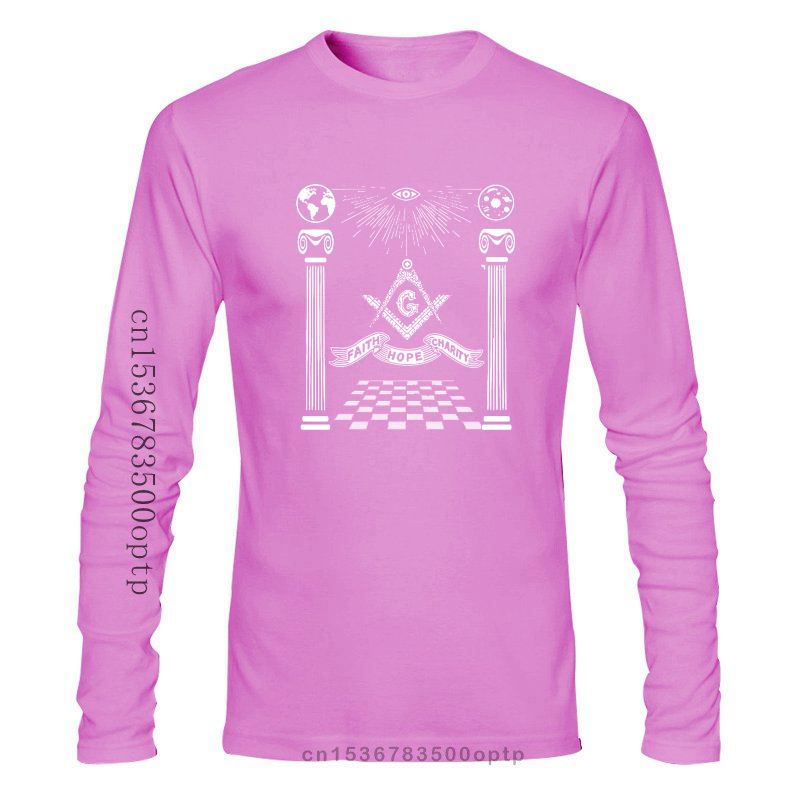 Masonic "Faith Hope Charity" Long Sleeves T-shirt