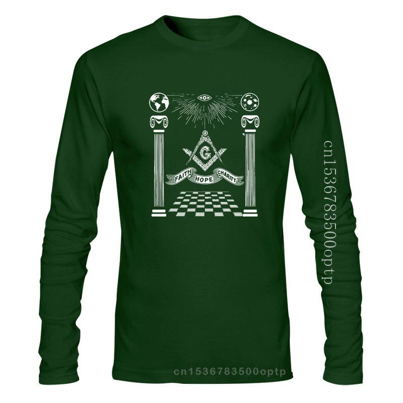 Masonic "Faith Hope Charity" Long Sleeves T-shirt